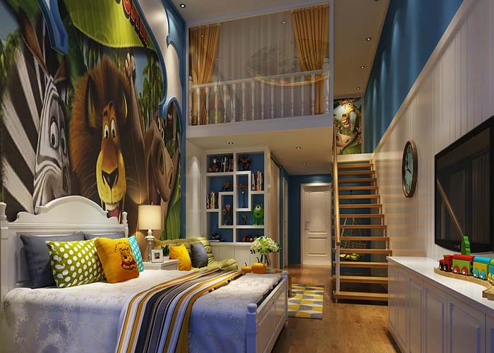 动漫风酒店装修